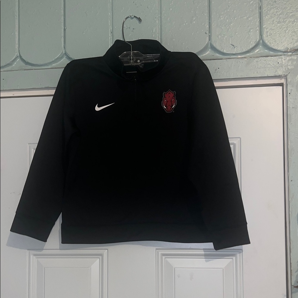 Nike Black Pullover with Red Emblem
